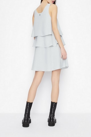 Vestido avolantado - Gris claro