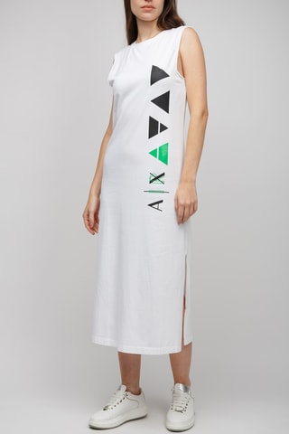 Vestido recto - Blanco