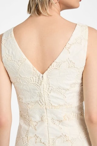 Vestido recto - Beige