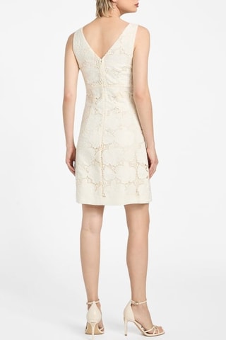 Vestido recto - Beige