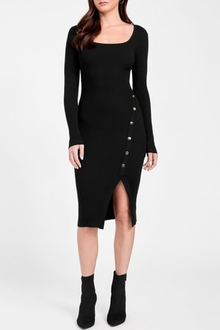 Vestido jersey Nicole - Negro