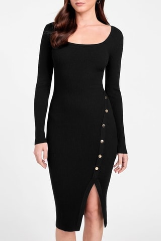 Vestido jersey Nicole - Negro