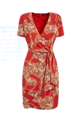 Robe portefeuille - Rouge