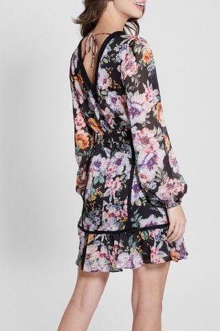 Vestido evasé - Negro