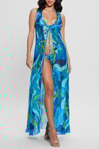 Robe de plage - Bleu