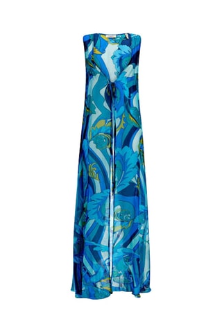 Robe de plage - Bleu