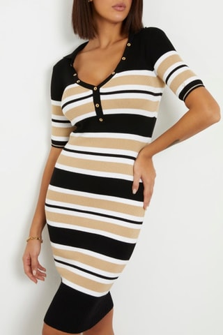 Vestido jersey - Negro