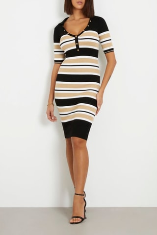 Vestido jersey - Negro