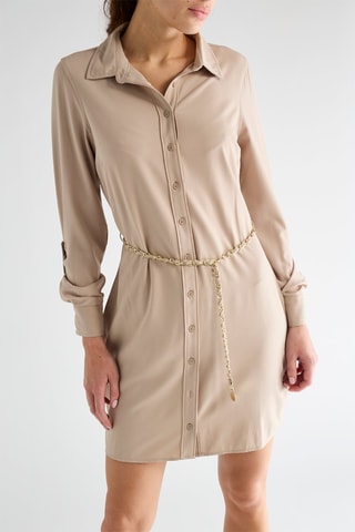 Robe chemise Aria - Taupe