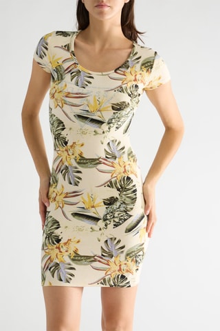 Vestido de tubo Luciana - Beige