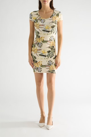 Vestido de tubo Luciana - Beige