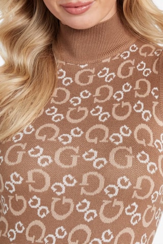 Vestido-camisola - Castanho