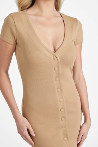 Robe chemise - Taupe