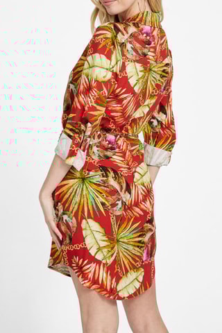 Vestido camisero - Rojo