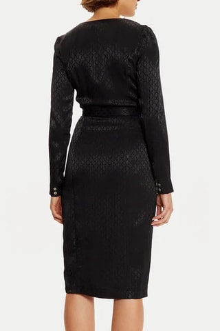 Vestido recto Amalia - Negro