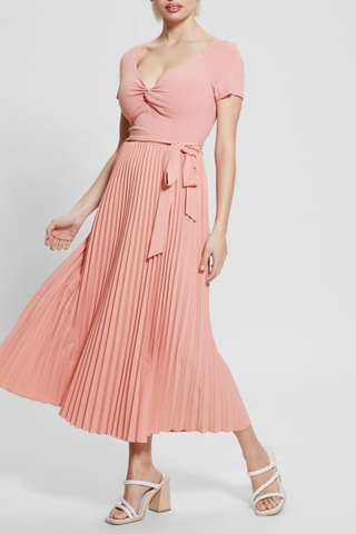 Vestido midi Rosa