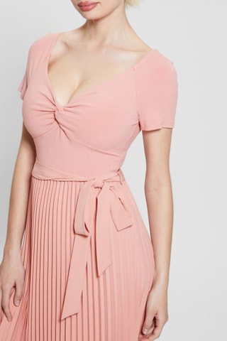 Vestido midi Rosa