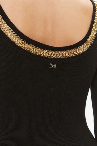 Vestido justo - Preto