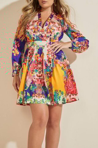 Vestido estilo patinadora - Marfim