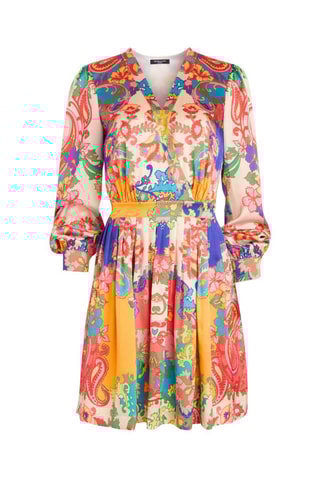 Vestido estilo patinadora - Marfim