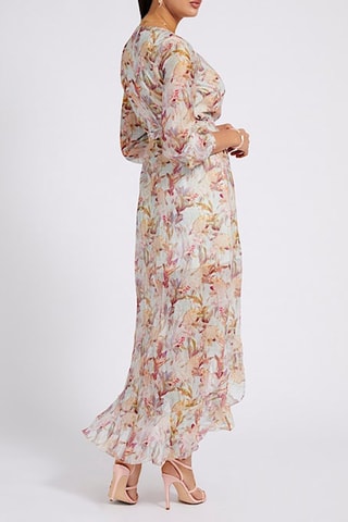 Vestido cruzado - Blanco