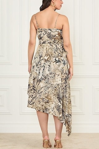 Vestido avolantado Giselle - Verde oscuro