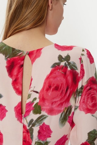 Vestido trapecio Rachele - Rosa