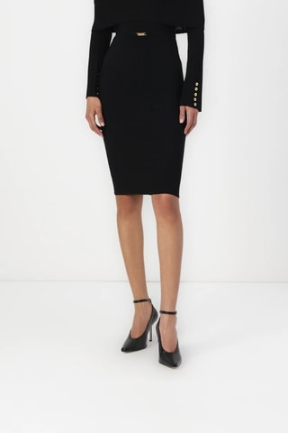 Vestido de tubo Giada - Negro