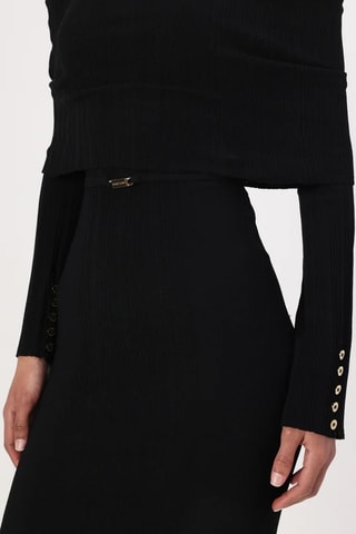 Vestido de tubo Giada - Negro