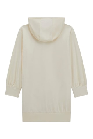 Robe sweat à capuche Velvet - Ecru