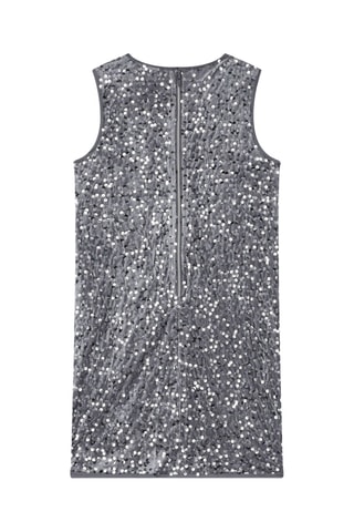 Robe en velours - Gris