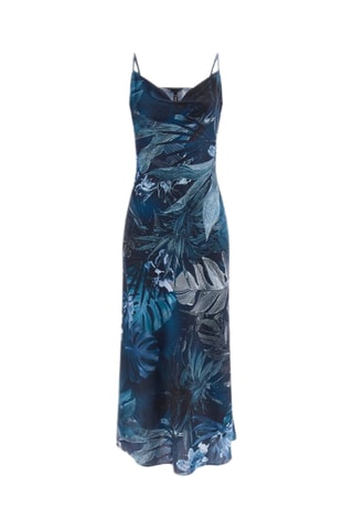 Vestido midi Akilina - Azul