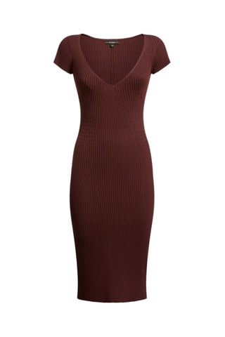 Vestido jersey Lynx - Marrón