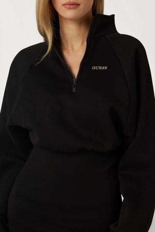 Vestido estilo patinadora Midge Atilhos de ajuste - Preto