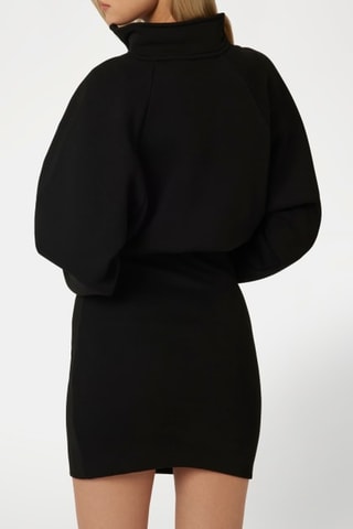 Vestido estilo patinadora Midge Atilhos de ajuste - Preto