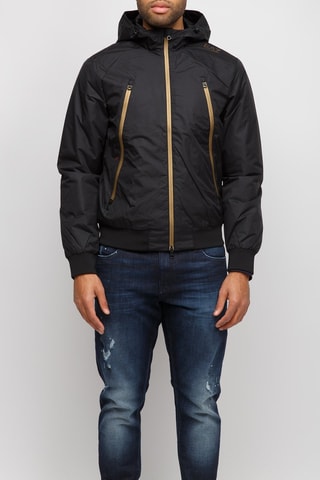 Bomber com capuz - Preto