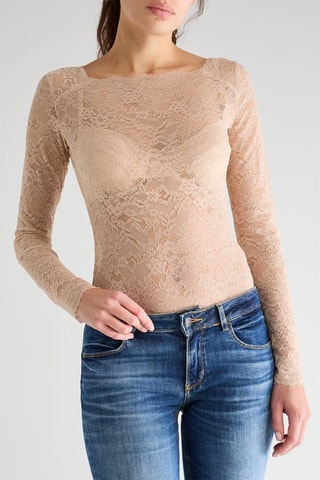 Body em renda Belle - Malva