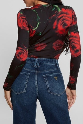 Body Bianca - Preto e vermelho