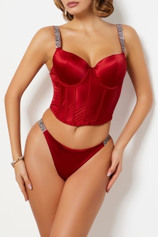 Corset Naomi - Rouge