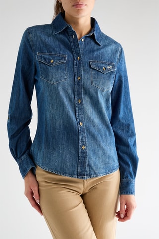 Camisa vaquera New Sary - Azul cobalto