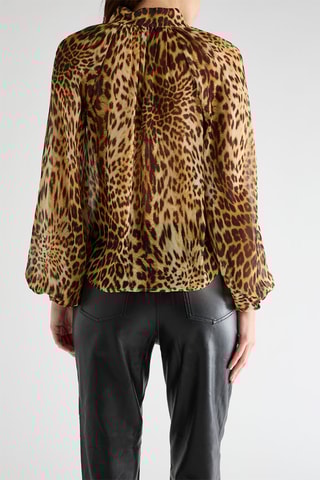 Camisa - Beige y negro