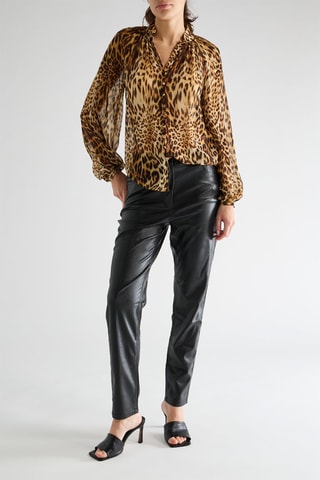 Camisa - Beige y negro