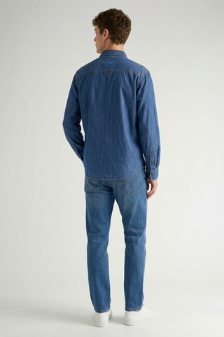 Surchemise en jean - Bleu marine