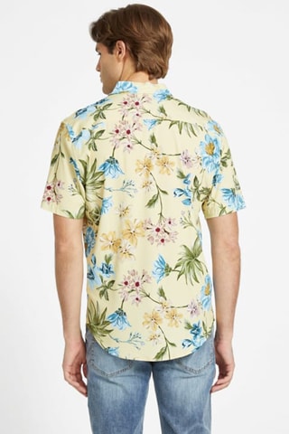 Chemise slim Rhodes - Jaune