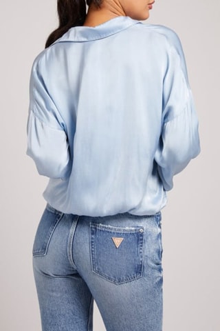 Blusa regular fit - Azul claro