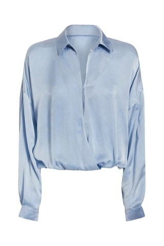 Blusa regular fit - Azul claro