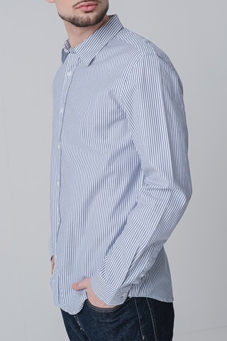 Chemise - Gris foncé et blanc