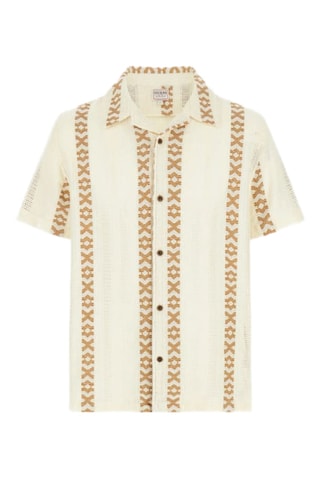 Overhemd Sandoval Dobby - Beige