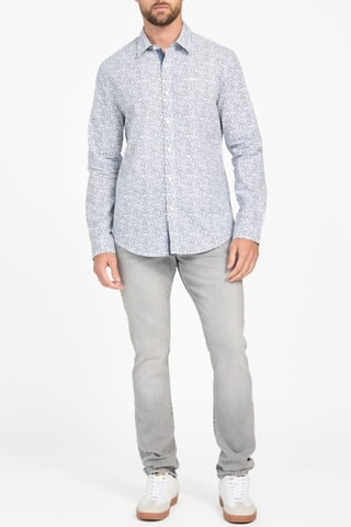 Chemise Micro - Blanc et noir