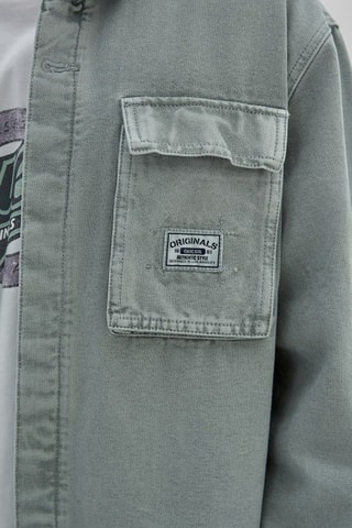 Surchemise regular - Gris clair